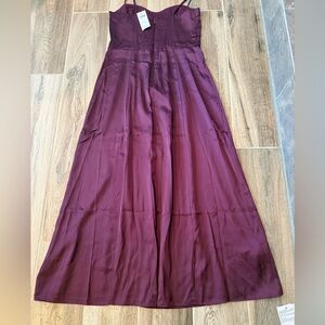 Abercrombie & Fitch A&F Camille Midi dress Small New w Tags